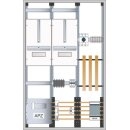 Hager FP73W11N Wandler- & Messschrank universN 1100x800x205 2ZF APZ NAR NH00 SLTS AAR Lasttrennschalter 125A