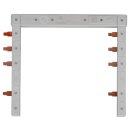 Hager KCF563L Phasenschiene senkrecht 63A links L1N-L2N-L3N zu L1N-L2N-L3N 125mm 2-reihig