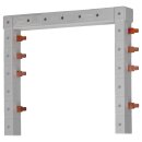 Hager KCF563L Phasenschiene senkrecht 63A links L1N-L2N-L3N zu L1N-L2N-L3N 125mm 2-reihig