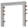 Hager KCF563L Phasenschiene senkrecht 63A links L1N-L2N-L3N zu L1N-L2N-L3N 125mm 2-reihig
