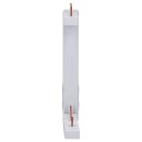 Hager KCF863L Phasenschiene senkrecht 63A links L1L2L3N zu L1N-L2N-L3N 125mm 2-reihig