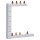 Hager KCF863L Phasenschiene senkrecht 63A links L1L2L3N zu L1N-L2N-L3N 125mm 2-reihig