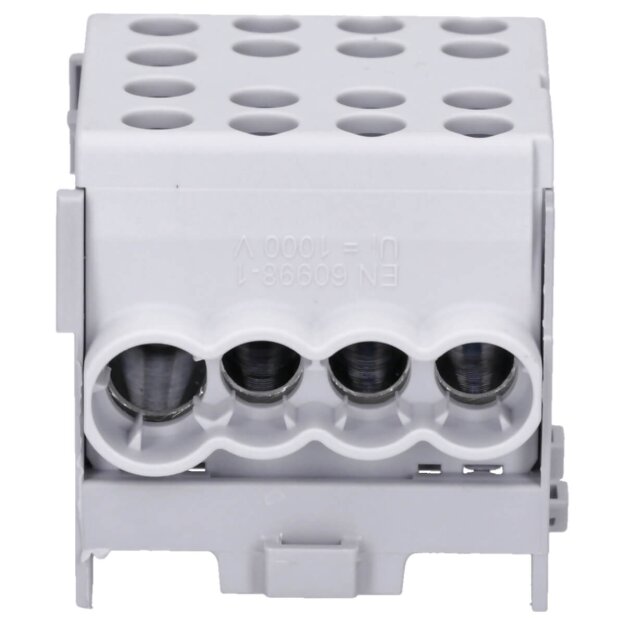 Hager KH35L8 Hauptleitungsabzweigklemme 1-polig 2x35mm²-6x25mm² IP20 Grau