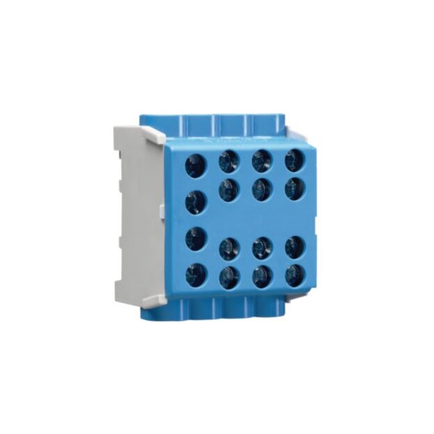 Hager KH35N8 Hauptleitungsabzweigklemme 1-polig 2x35mm²-6x25mm² IP20 Blau