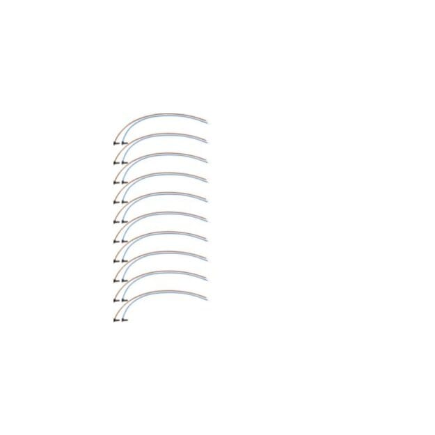 Hager KU9B43GVZ BKE-Spannungsabgriff universZ 430mm braun/blau Stecker-verdichtet 10 Stück