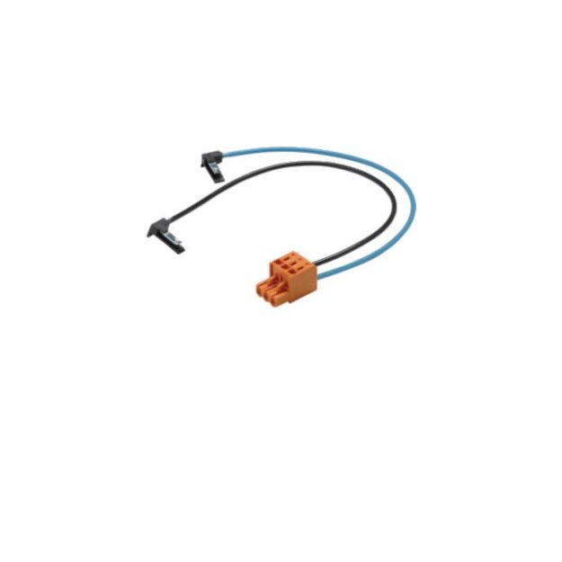 Hager KU9S46GBZ BKE-Spannungsabgriff universZ 460mm schwarz/blau Stecker-Buchse 10 Stück