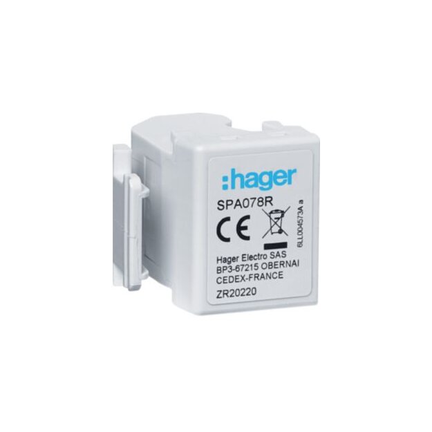 Hager SPA078R Fernmeldekontakt für Kombiableiter SPA70xZ/SPA80xZ