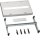 Hager UK22V2 Baustein universN 300x500mm für Umschalter modular HIC..4