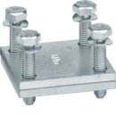 Hager UVZ25PK Plattenklemme für Flachkupfer und...