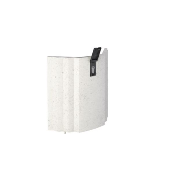 Hager ZAY79348 Tür Ersatzteil für runde Säulen Höhe 1150 mm
