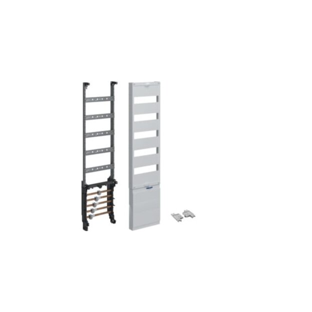 Hager ZH3ES5RK Verteilerfeld universZ 1050mm 1-feldig 5-reihig mit SaS 12x5mm ohne QC-Klemmen