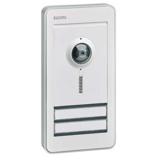 Elcom RER614Y Außenstation für HOME VideoSet 2 Teilnehmer AP 2D Weiß