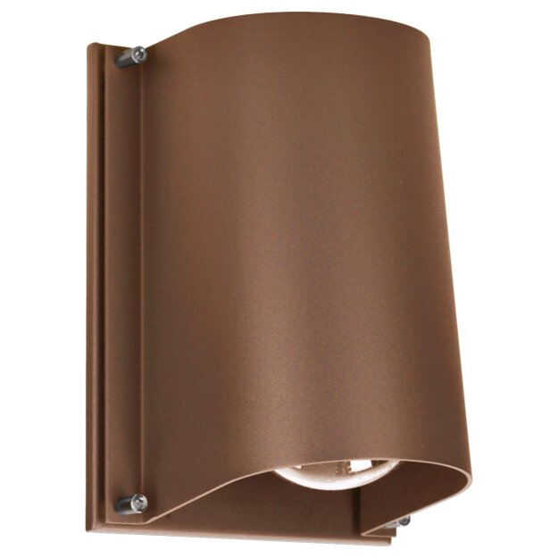 Bega 31197BK3 Wandleuchte für den Innen- & Außenbereich Bronze 3000 K zus. kostl. 1 x BEGA 13584