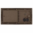 Bega 33483BK3 Wandleuchte für den Innen- & Außenbereich Bronze 3000 K zus. kostl. 1 x BEGA 13584
