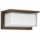 Bega 33485BK3 Wandleuchte für den Innen- & Außenbereich Bronze 3000 K zus. kostl. 1 x BEGA 13590