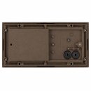 Bega 33485BK3 Wandleuchte für den Innen- & Außenbereich Bronze 3000 K zus. kostl. 1 x BEGA 13590