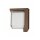 Bega 33485BK3 Wandleuchte für den Innen- & Außenbereich Bronze 3000 K zus. kostl. 1 x BEGA 13590