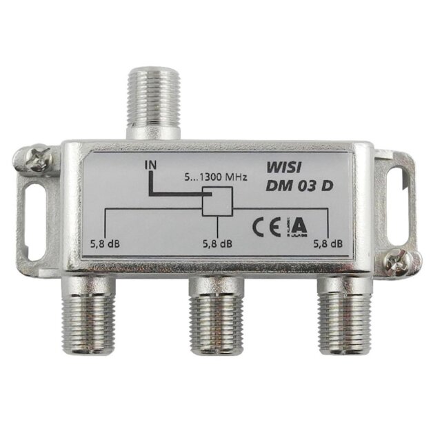 Wisi DM 03 D Verteiler 3-fach 58 dB