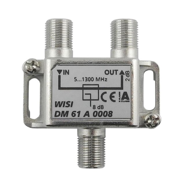 Wisi DM 61 A 0008 Abzweiger 1-fach 8 dB