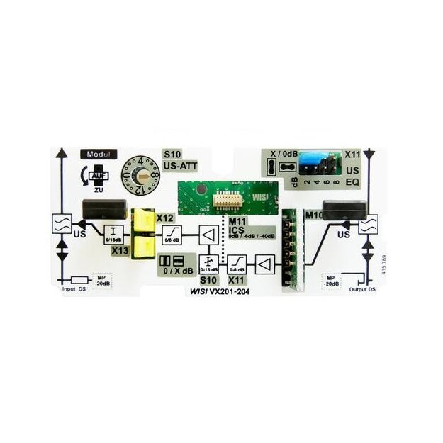 Wisi VX 201 204 204 MHz Rückkanalmodul