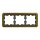 Merten MEG4030-4741 D-Antik Metallrahmen 3-fach 24k Gold