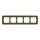 Merten MEG4050-4741 D-Antik Metallrahmen 5-fach 24k Gold