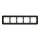 Merten MEG4050-4752 D-Antik Metallrahmen 5-fach Moccametallic