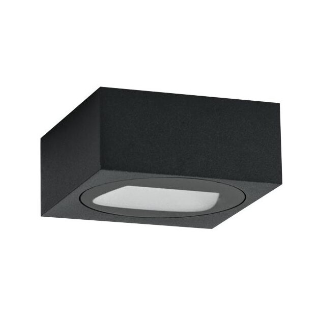 Brumberg 10120103 QUADER LED-Wandanbauleuchte IP65 Direkt 310 lm 3000K Strukturgraphit