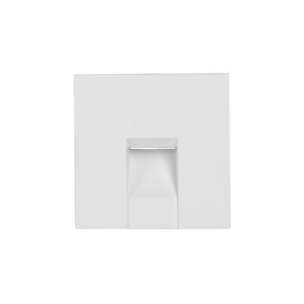 Brumberg 10157073 WALL KIT68 LED-Wandeinbauleuchte für Gerätedosen Eckig 70 lm 3000K Weiß