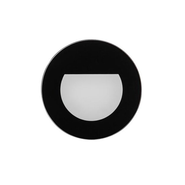 Brumberg 10158083 WALL KIT68 LED-Wandeinbauleuchte für Gerätedosen Rund 35 lm 3000K Schwarz