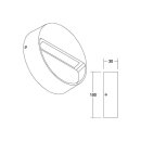 Brumberg 10170183 MARK LED-Wandanbauleuchte IP65 3000K...