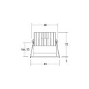 Brumberg 12035183 LED-Einbaudownlight ALTERO-R...
