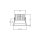 Brumberg 12036184 LED-Einbaudownlight ALTERO-S Strukturschwarz