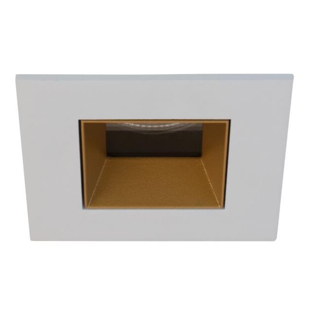 Brumberg 12036753 LED-Einbaudownlight ALTERO-S Strukturweiß / Strukturgold