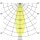 Brumberg 12036853 LED-Einbaudownlight ALTERO-S Strukturschwarz / Strukturgold