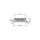 Brumberg 12366073 LED-Einbaudownlight STARLA Weiß