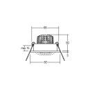Brumberg 12373644 LED-Einbaustrahler 350mA 3W 4000K Titan...