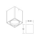 Brumberg 12392173 LED-Anbaudownlight IMPLEMENT...