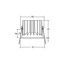 Brumberg 12415173 LED-Einbaudownlight CIRCLE MINI...