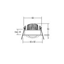 Brumberg 12445253 LED-Einbaustrahler 350mA 6W dim2warm...