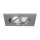 Brumberg 12445253 LED-Einbaustrahler 350mA 6W dim2warm IP65 Alu matt
