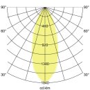 Brumberg 12446253 LED-Einbaustrahler 350mA 12W dim2warm IP65 Alu matt