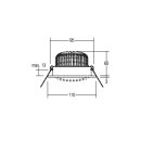 Brumberg 12491073 LED-Einbaustrahler 350mA 12W dim2warm...