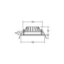Brumberg 12527073 LED-Einbaudownlight BOWL MINI Weiß