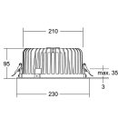 Brumberg 12553184 LED-Einbaudownlight KACIE MAXI...
