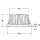 Brumberg 12572183 LED-Einbaudownlight KACIE MINI Strukturschwarz