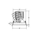 Brumberg 12603173 LED-Einbaustrahler 350mA 12,2W 3000K...