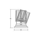 Brumberg 12634073 LED-Einbaustrahler 500mA 9,4W dim2warm...