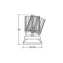Brumberg 12643073 LED-Einbaustrahler 500mA 9,4W dim2warm...