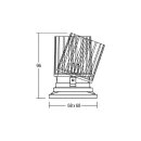 Brumberg 12644073 LED-Einbaustrahler 500mA 9,4W dim2warm...
